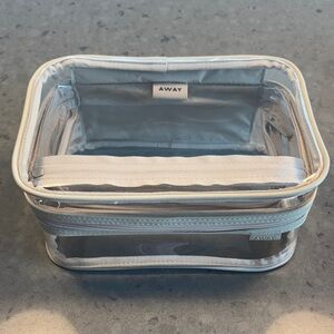 Away Transparent Cosmetic Case - Light Gray
